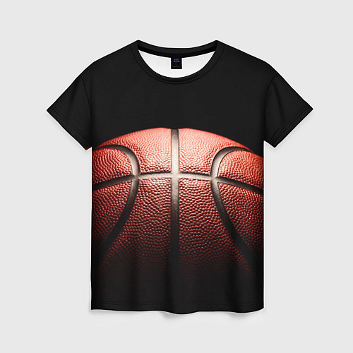 Женская футболка Basketball ball / 3D-принт – фото 1