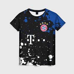 Женская футболка Bayern munchen Краска