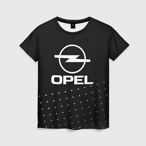 Женская футболка Opel Абстракция кружочки / 3D-принт – фото 1