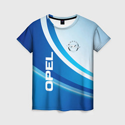Женская футболка Opel абстракция