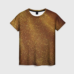 Женская футболка Золотая пыль