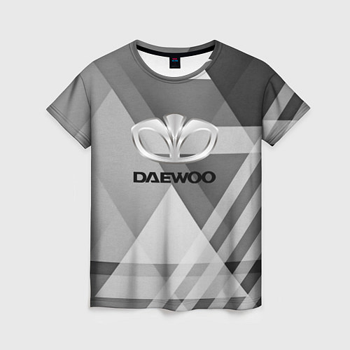 Женская футболка Daewoo - logo / 3D-принт – фото 1