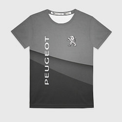 Футболка женская Peugeot - абстракция, цвет: 3D-принт