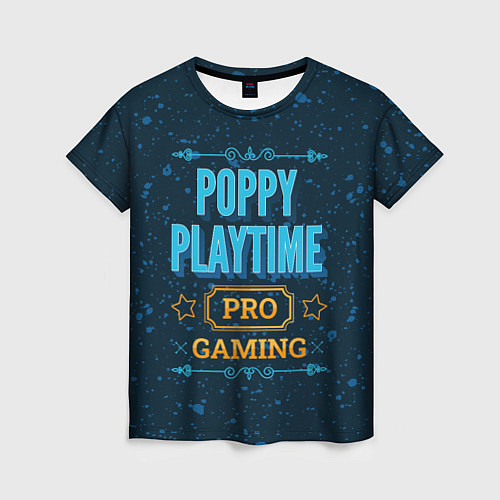 Женская футболка Игра Poppy Playtime: pro gaming / 3D-принт – фото 1