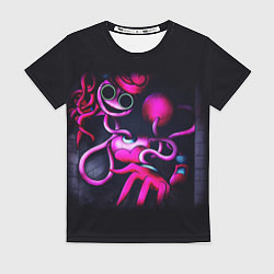 Женская футболка Мамочка длинные ноги: Поппи Плейтайм