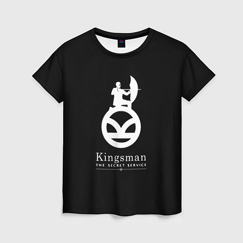 Женская футболка Kingsman logo / 3D-принт – фото 1