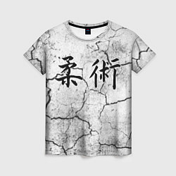 Женская футболка Джиу-Джитсу : Потресканная земля