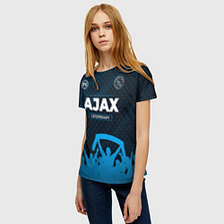 Футболка женская Ajax legendary форма фанатов, цвет: 3D-принт — фото 2
