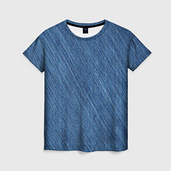 Женская футболка Деним - джинсовая ткань текстура