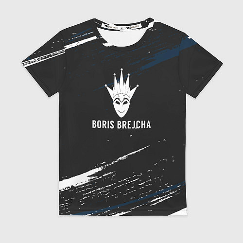 Женская футболка Boris Brejcha в маске краска / 3D-принт – фото 1