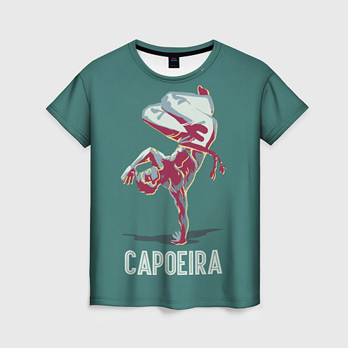 Женская футболка Capoeira fighter / 3D-принт – фото 1