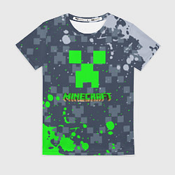 Женская футболка Minecraft - краска