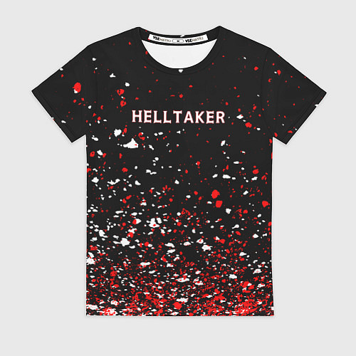 Женская футболка Helltaker краска / 3D-принт – фото 1
