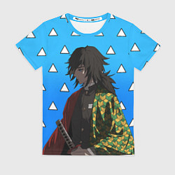 Футболка женская Гию Томиока - Клинок, цвет: 3D-принт