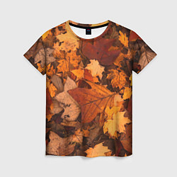 Женская футболка Опавшие листья
