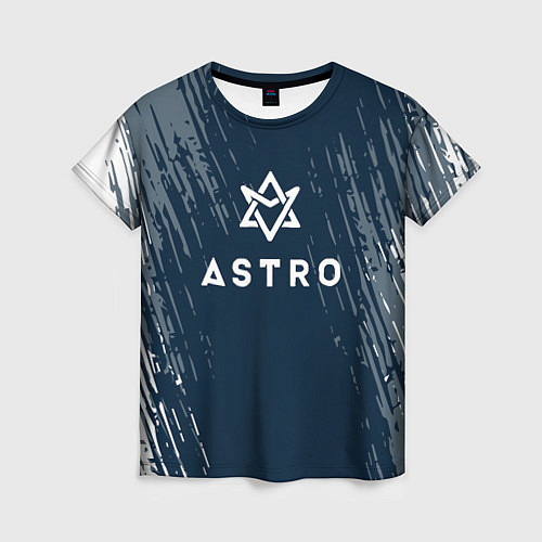 Женская футболка Astro - краска / 3D-принт – фото 1