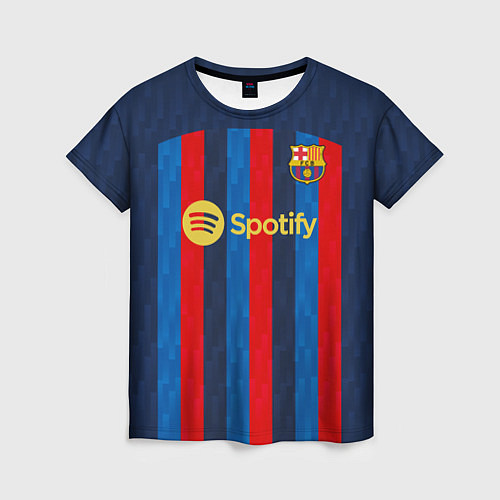 Женская футболка Левандовский Барселона форма 20222023 / 3D-принт – фото 1
