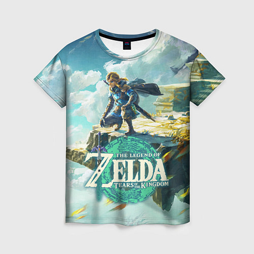 Женская футболка The Legend of Zelda: Tears of the Kingdom Линк / 3D-принт – фото 1
