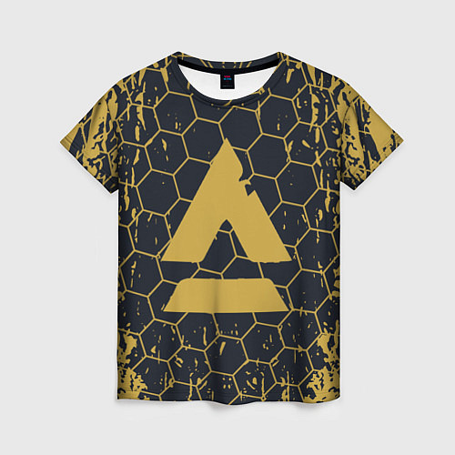 Женская футболка BattleTech - соты / 3D-принт – фото 1