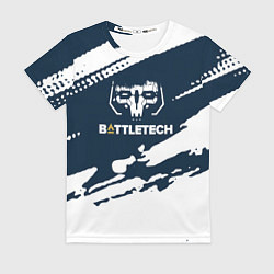 Футболка женская Battletech Краска, цвет: 3D-принт