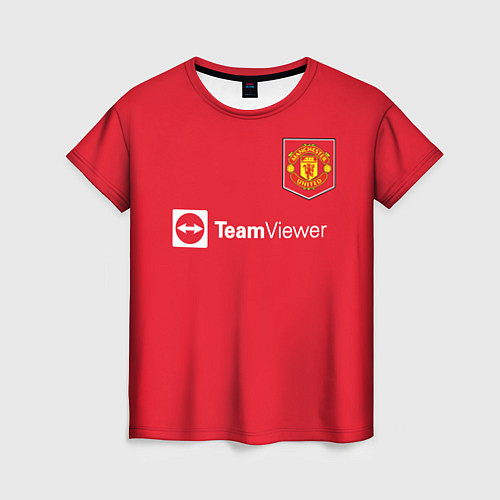 Женская футболка Криштиану Роналду Манчестер Юнайтед форма 20222023 / 3D-принт – фото 1