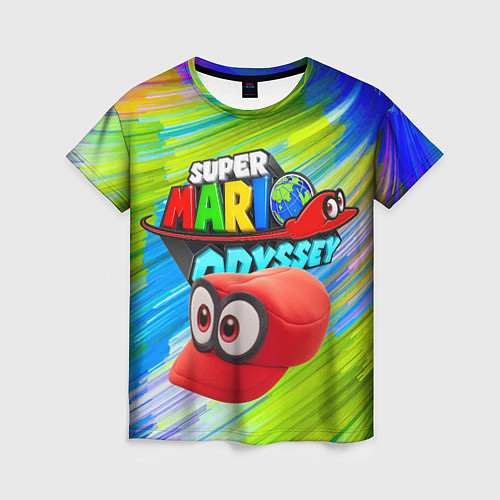 Женская футболка Super Mario Odyssey - Nintendo - Бейсболка / 3D-принт – фото 1