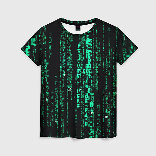 Женская футболка Программное кодирование / 3D-принт – фото 1
