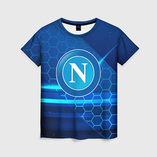 Женская футболка Napoli Абстракция / 3D-принт – фото 1