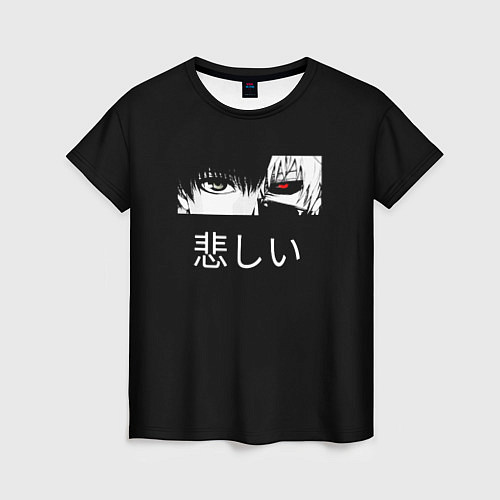 Женская футболка Токийский Гуль аниме / 3D-принт – фото 1