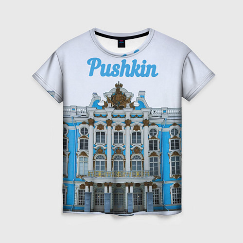 Женская футболка Город Пушкин : Екатерининский дворец / 3D-принт – фото 1
