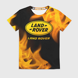 Футболка женская Land Rover - gold gradient, цвет: 3D-принт