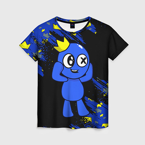 Женская футболка Радужные друзья Синий / 3D-принт – фото 1