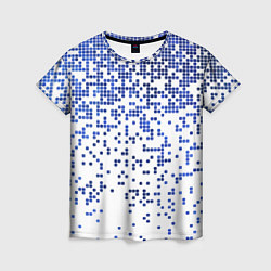 Женская футболка Пиксельный минималистический паттерн