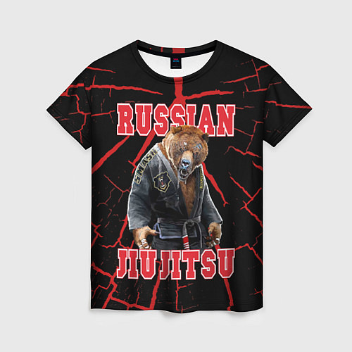 Женская футболка Russian Jii Jitsu / 3D-принт – фото 1