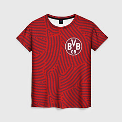 Женская футболка Borussia отпечатки