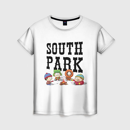 Женская футболка South park кострёр / 3D-принт – фото 1