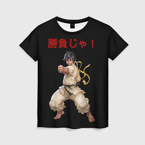 Женская футболка Makoto Street Fighter / 3D-принт – фото 1
