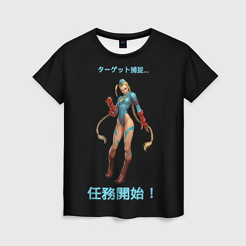 Женская футболка Cammy Street Fighter / 3D-принт – фото 1