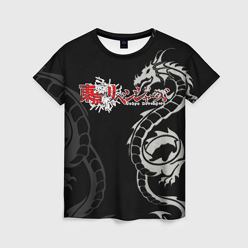 Женская футболка Токийские мстители аниме драконы / 3D-принт – фото 1