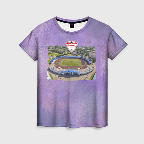 Женская футболка Йошкар-Ола - стадион Дружба - УОР-СШОР / 3D-принт – фото 1