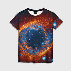 Женская футболка Космическое галактическое око
