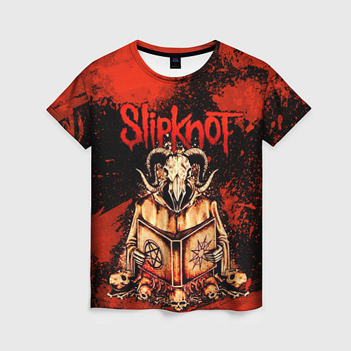 Женская футболка Slipknot - баран / 3D-принт – фото 1