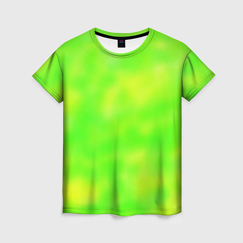 Женская футболка Цвет сочное яблоко / 3D-принт – фото 1