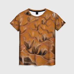 Женская футболка Шоколадная лава