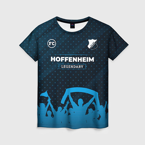 Женская футболка Hoffenheim legendary форма фанатов / 3D-принт – фото 1