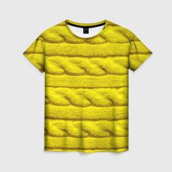 Женская футболка Жёлтый свитер - Осень-Зима 2028