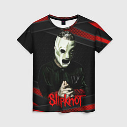 Футболка женская Slipknot black & red, цвет: 3D-принт