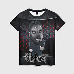 Футболка женская Slipknot dark black, цвет: 3D-принт