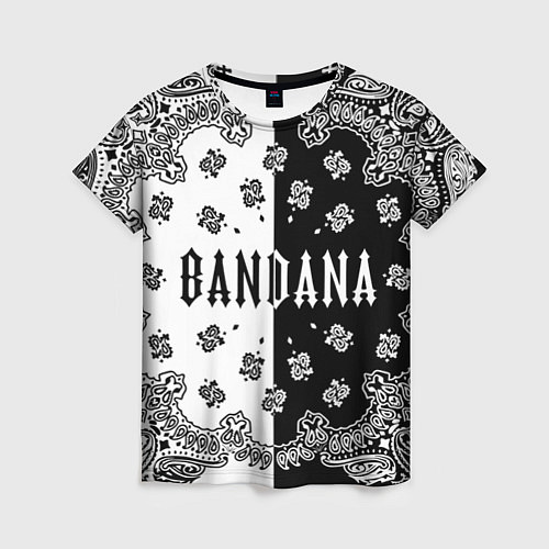 Женская футболка Бандана Кизару Биг Бейби Тейп контраст цветов / 3D-принт – фото 1