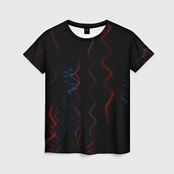 Женская футболка Абстрактные спирали РНК